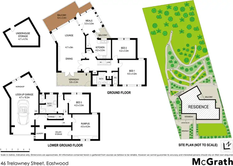 Floorplan of Homely house listing, 46 Trelawney Street, Eastwood NSW 2122