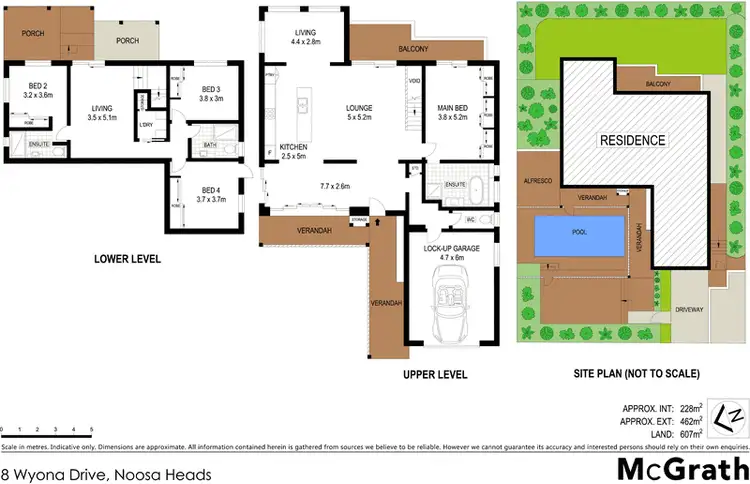 Floorplan of Homely house listing, 8 Wyona Drive, Noosa Heads QLD 4567
