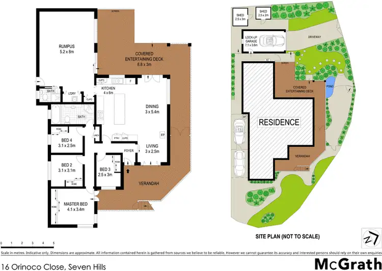 Floorplan of Homely house listing, 16 Orinoco Close, Seven Hills NSW 2147