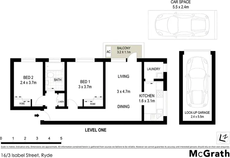 Floorplan of Homely apartment listing, 16/3 Isabel Street, Ryde NSW 2112
