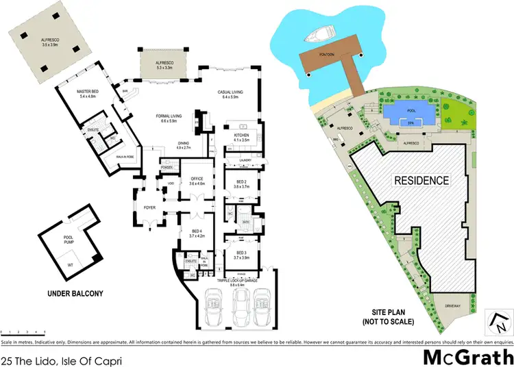 Floorplan of Homely house listing, 25 The Lido, Isle Of Capri QLD 4217