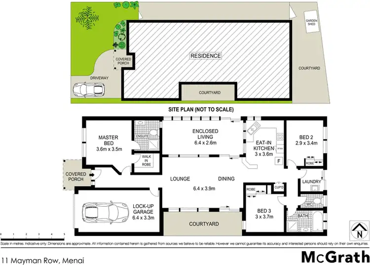 Floorplan of Homely house listing, 11 Mayman Row, Menai NSW 2234
