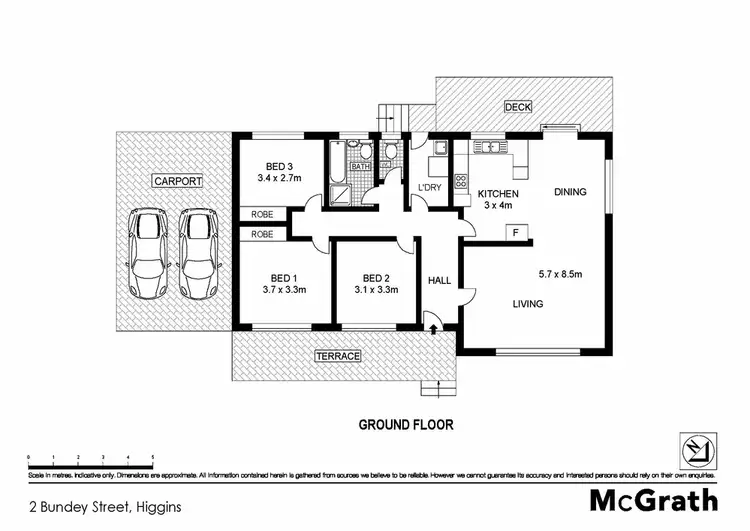 Floorplan of Homely house listing, 2 Bundey Street, Higgins ACT 2615