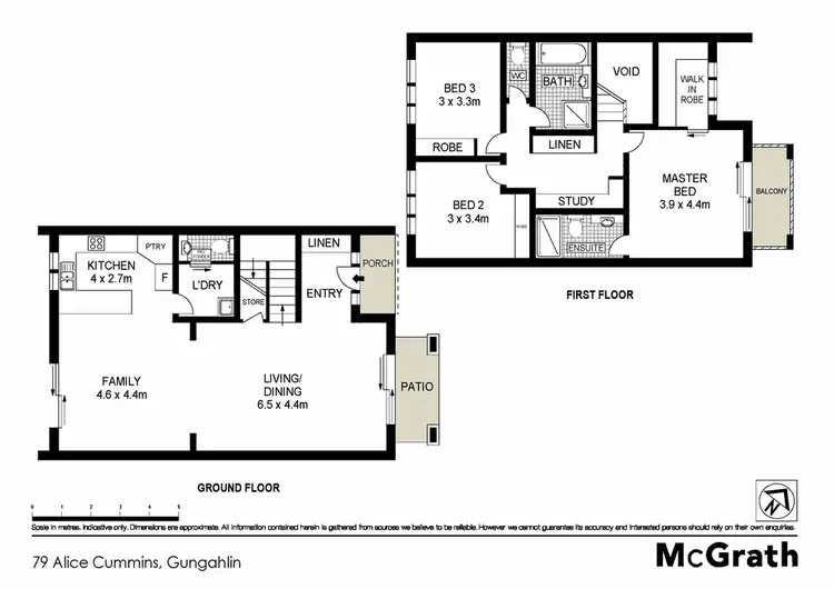 Floorplan of Homely townhouse listing, 79 Alice Cummins Street, Gungahlin ACT 2912