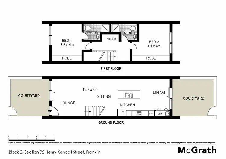 Floorplan of Homely townhouse listing, T15 Block 2, Section 95 Henry Kendall Street, Franklin ACT 2913