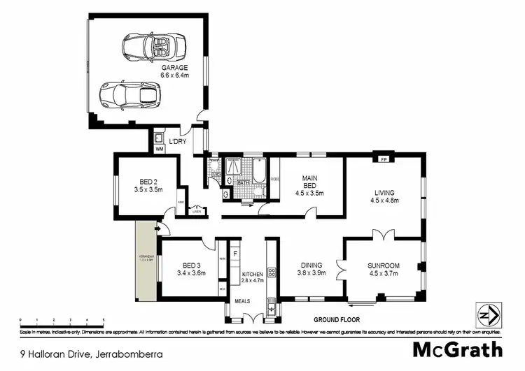 Floorplan of Homely house listing, 9 Halloran Drive, Jerrabomberra NSW 2619