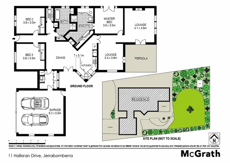 Floorplan of Homely house listing, 11 Halloran Drive, Jerrabomberra NSW 2619