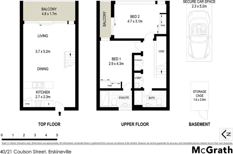Floorplan of Homely apartment listing, 40/21 Coulson Street, Erskineville NSW 2043