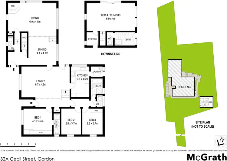 Floorplan of Homely house listing, 32A Cecil Street, Gordon NSW 2072