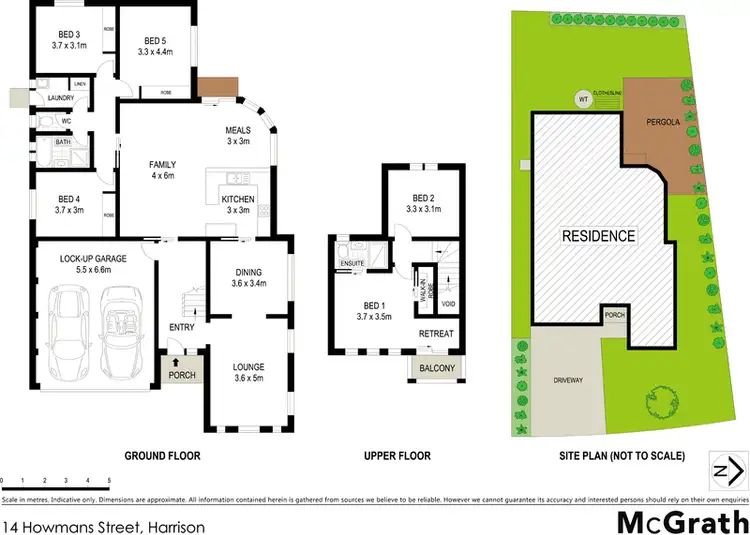 Floorplan of Homely house listing, 14 Howmans Street, Harrison ACT 2914