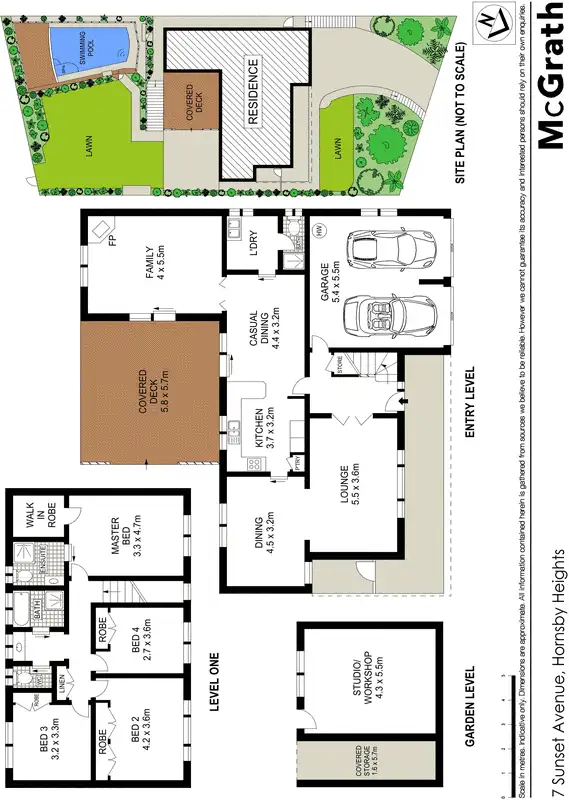 Floorplan of Homely house listing, 7 Sunset Avenue, Hornsby Heights NSW 2077