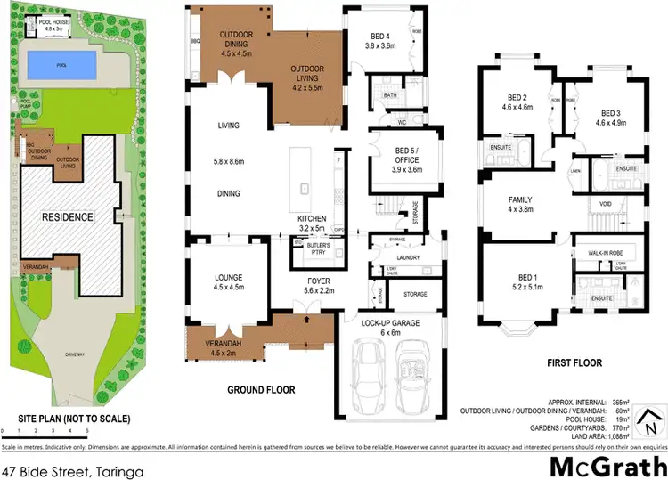 Floorplan of Homely house listing, 47 Bide Street, Taringa QLD 4068