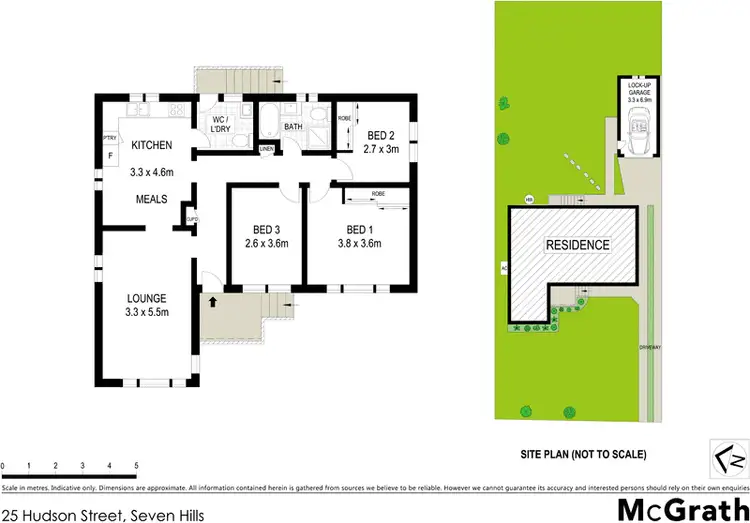 Floorplan of Homely house listing, 25 Hudson Street, Seven Hills NSW 2147