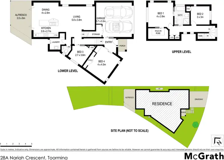 Floorplan of Homely house listing, 28A Nariah Crescent, Toormina NSW 2452