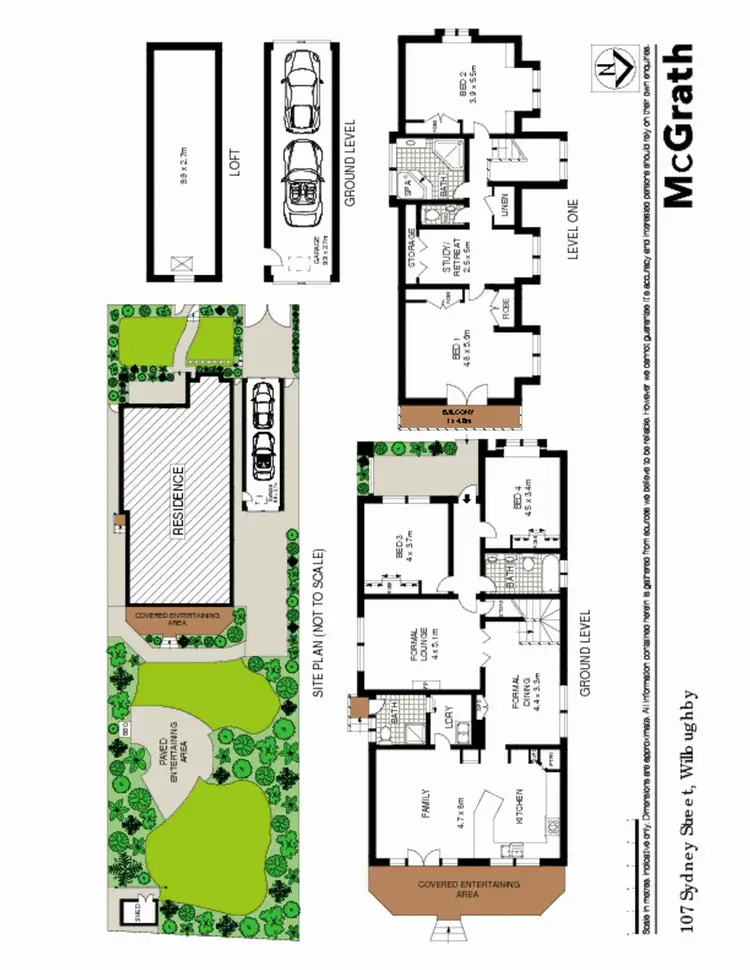 Floorplan of Homely house listing, 107 Sydney Street, Willoughby NSW 2068