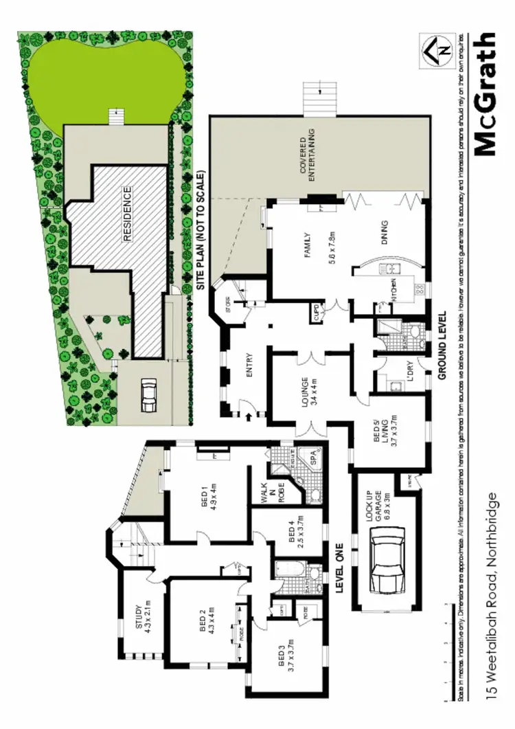 Floorplan of Homely house listing, 15 Weetalibah Road, Northbridge NSW 2063