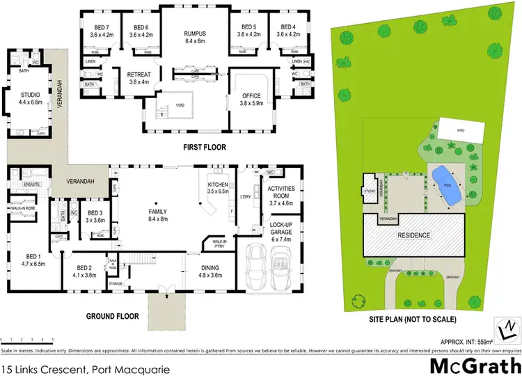 Floorplan of Homely house listing, 15 Links Crescent, Port Macquarie NSW 2444