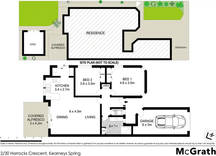 Floorplan of Homely apartment listing, 2/30 Horrocks Crescent, Kearneys Spring QLD 4350