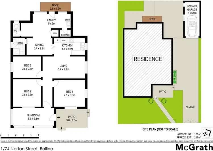 Floorplan of Homely house listing, 1/74 Norton Street, Ballina NSW 2478