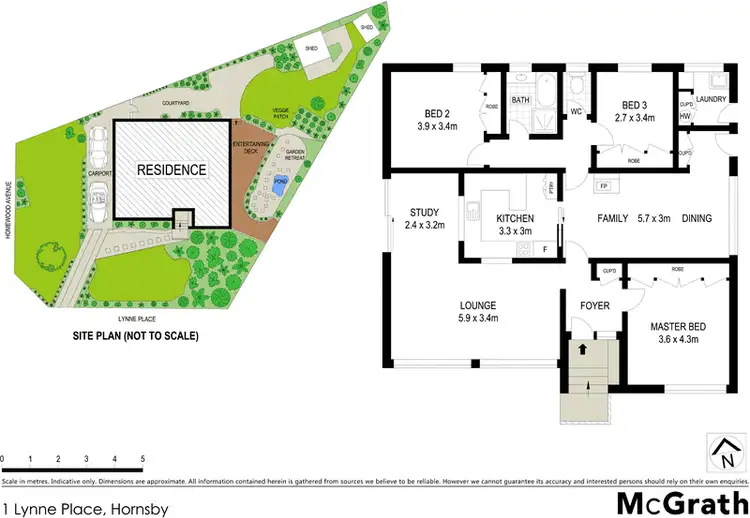Floorplan of Homely house listing, 1 Lynne Place, Hornsby NSW 2077