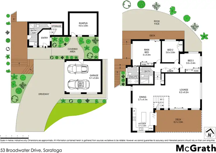 Floorplan of Homely house listing, 53 Broadwater Drive, Saratoga NSW 2251