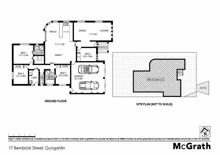 Floorplan of Homely house listing, 17 Bembrick Street, Gungahlin ACT 2912