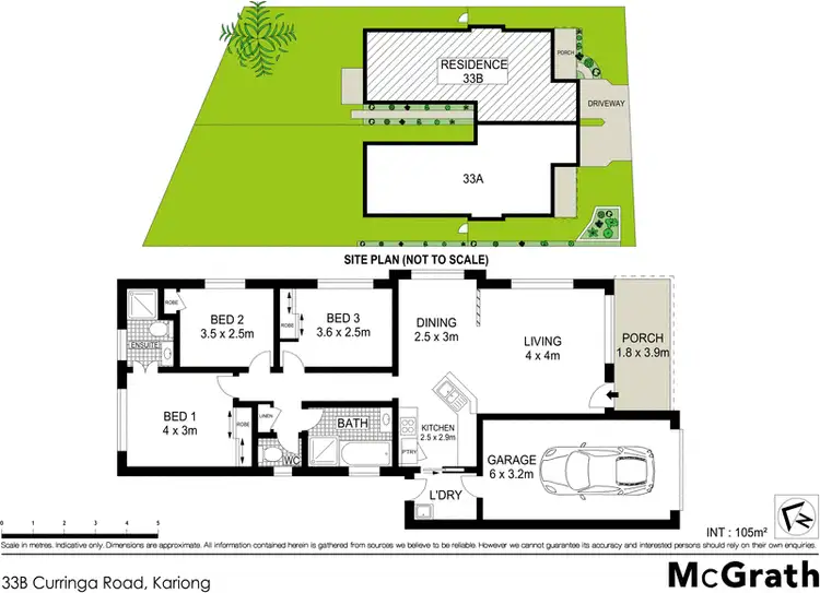 Floorplan of Homely villa listing, 33B Curringa Road, Kariong NSW 2250