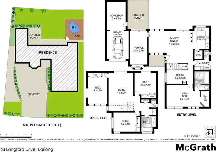 Floorplan of Homely house listing, 68 Langford Drive, Kariong NSW 2250