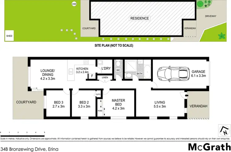 Floorplan of Homely house listing, 2/34 Bronzewing Drive, Erina NSW 2250