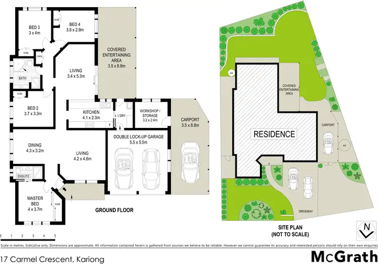 Floorplan of Homely house listing, 17 Carmel Crescent, Kariong NSW 2250