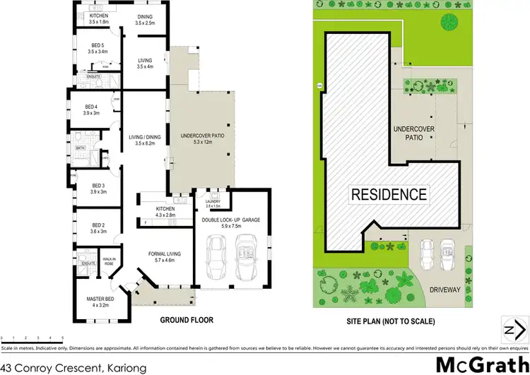 Floorplan of Homely house listing, 43 Conroy Crescent, Kariong NSW 2250