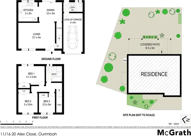 Floorplan of Homely townhouse listing, 11/16 Alex Close, Ourimbah NSW 2258
