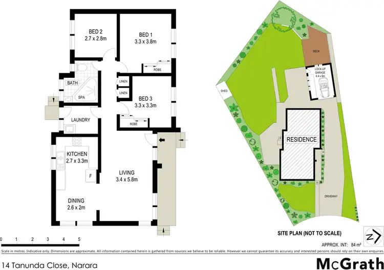 Floorplan of Homely house listing, 14 Tanunda Close, Narara NSW 2250