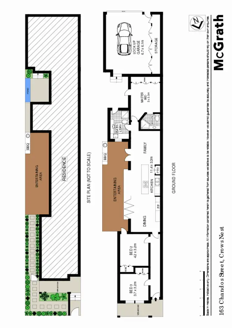 Floorplan of Homely house listing, 163 Chandos Street, Crows Nest NSW 2065