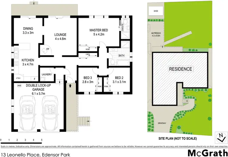 Floorplan of Homely house listing, 13 Leonello Place, Edensor Park NSW 2176