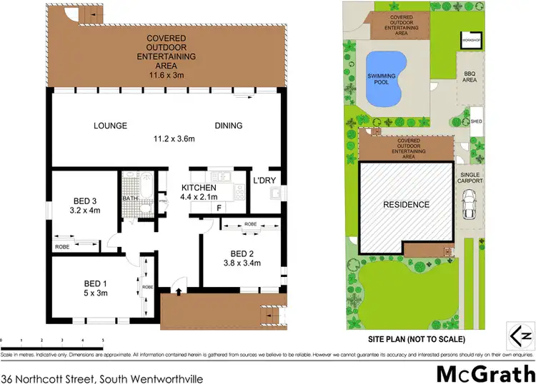 Floorplan of Homely house listing, 36 Northcott Street, South Wentworthville NSW 2145