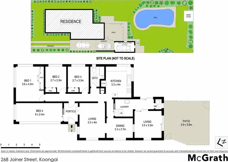 Floorplan of Homely house listing, 268 Joiner Street, Koongal QLD 4701