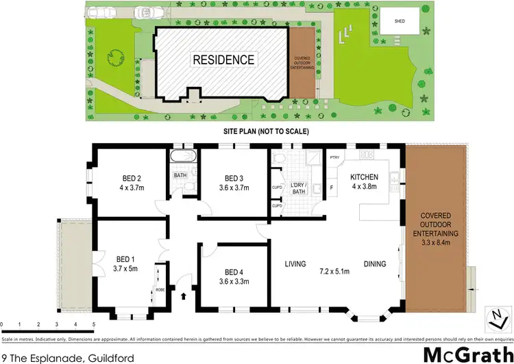 Floorplan of Homely house listing, 9 The Esplanade, Guildford NSW 2161