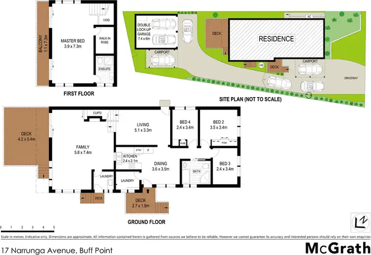 Floorplan of Homely house listing, 17 Narrunga Avenue, Buff Point NSW 2262