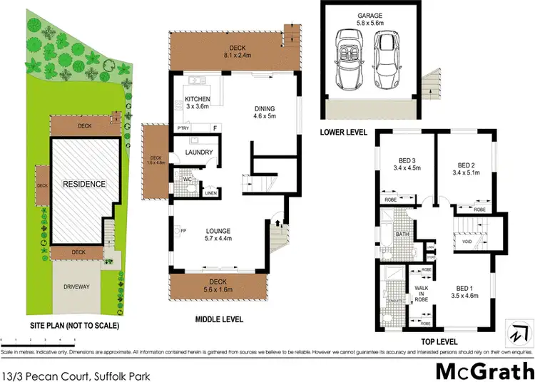 Floorplan of Homely townhouse listing, 13/3 Pecan Court, Suffolk Park NSW 2481