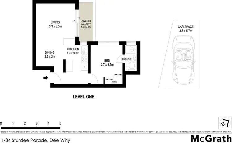 Floorplan of Homely apartment listing, 1/34 Sturdee Parade, Dee Why NSW 2099