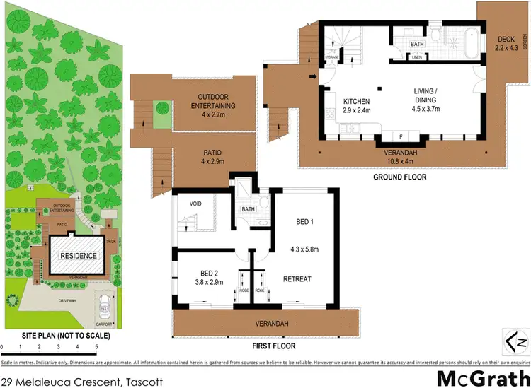 Floorplan of Homely house listing, 29 Melaleuca Crescent, Tascott NSW 2250