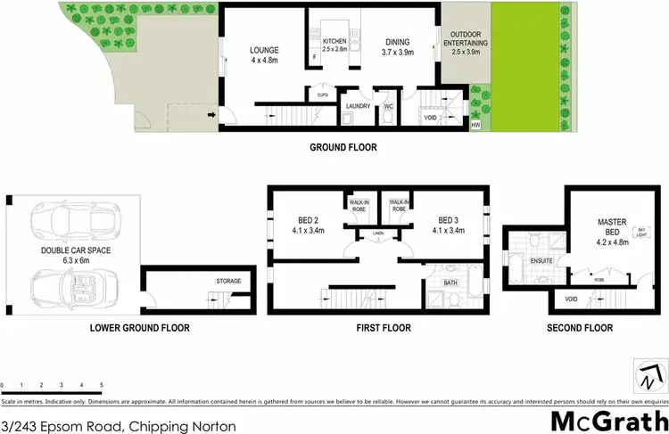 Floorplan of Homely townhouse listing, 3/243 Epsom Road, Chipping Norton NSW 2170