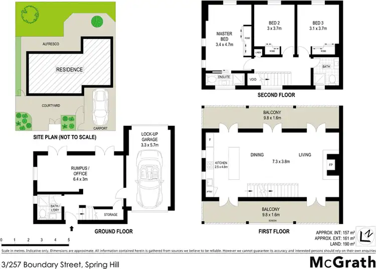 Floorplan of Homely house listing, 3/257 Boundary Street, Spring Hill QLD 4000