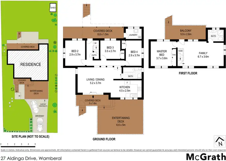 Floorplan of Homely house listing, 27 Aldinga Drive, Wamberal NSW 2260