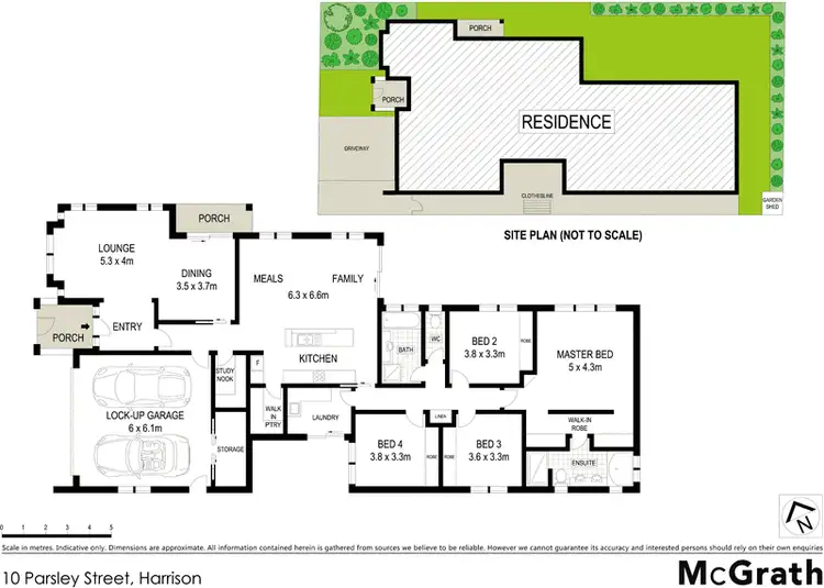 Floorplan of Homely house listing, 10 Parsley Street, Harrison ACT 2914