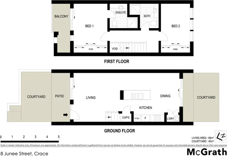Floorplan of Homely house listing, 8 Junee Street, Crace ACT 2911