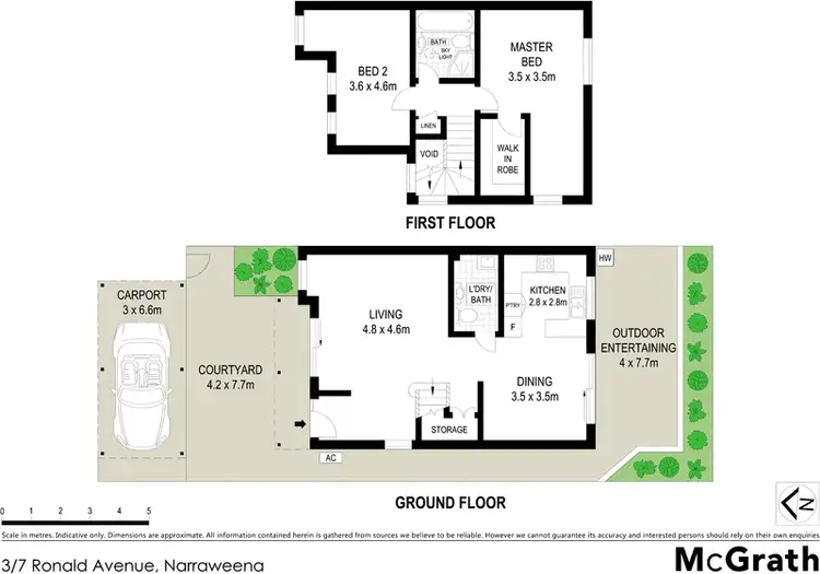 Floorplan of Homely townhouse listing, 3/7 Ronald Avenue, Narraweena NSW 2099