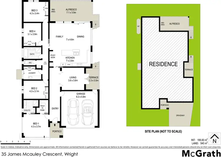 Floorplan of Homely house listing, 35 James McAuley Crescent, Wright ACT 2611