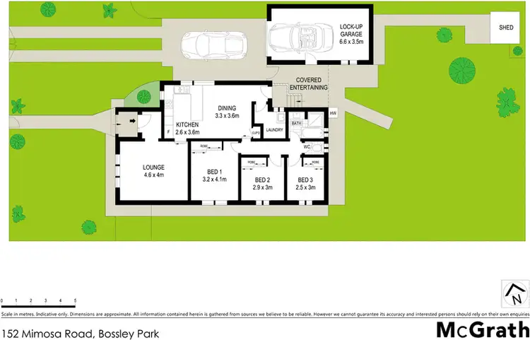 Floorplan of Homely house listing, 152 Mimosa Road, Bossley Park NSW 2176